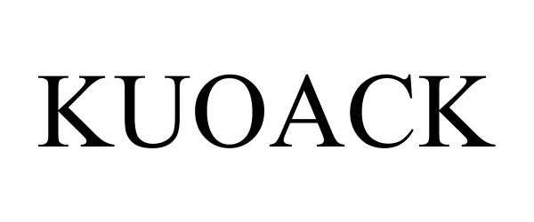Trademark Logo KUOACK