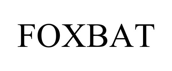 Trademark Logo FOXBAT