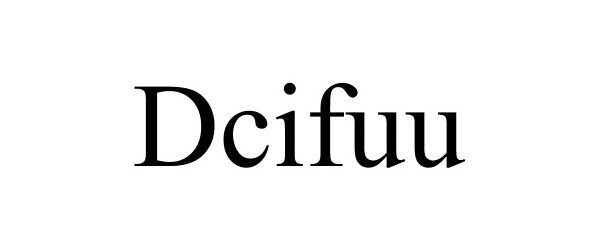 Trademark Logo DCIFUU