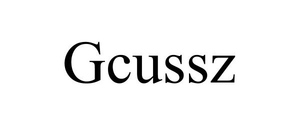 Trademark Logo GCUSSZ