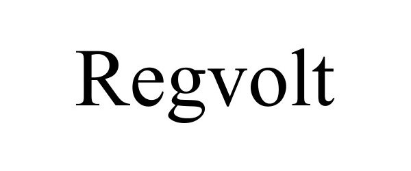 Trademark Logo REGVOLT