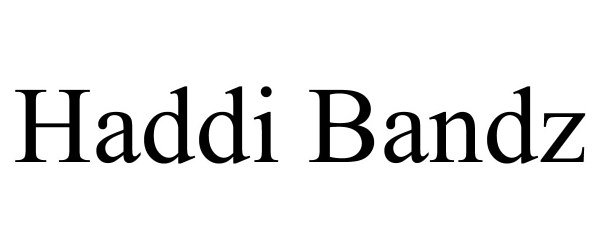 Trademark Logo HADDI BANDZ