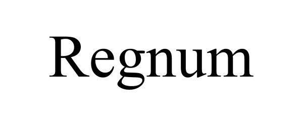 Trademark Logo REGNUM