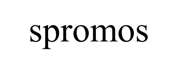 Trademark Logo SPROMOS