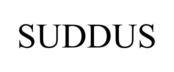 Trademark Logo SUDDUS