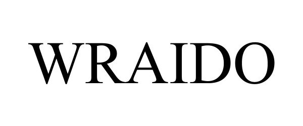 Trademark Logo WRAIDO