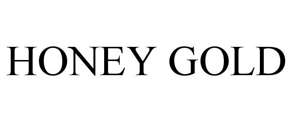 Trademark Logo HONEY GOLD