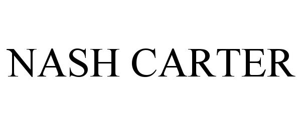 Trademark Logo NASH CARTER