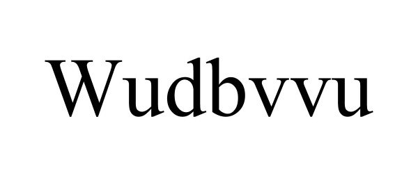 Trademark Logo WUDBVVU
