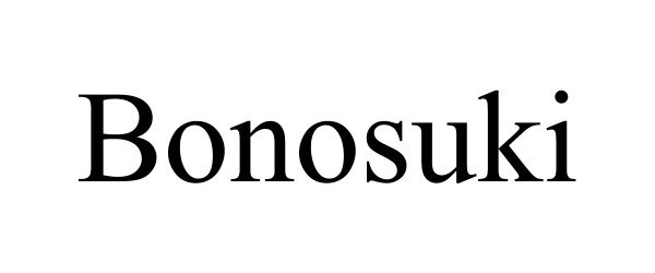 Trademark Logo BONOSUKI