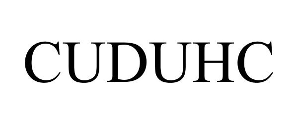 Trademark Logo CUDUHC