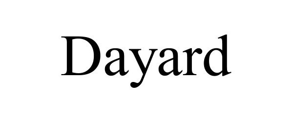 Trademark Logo DAYARD