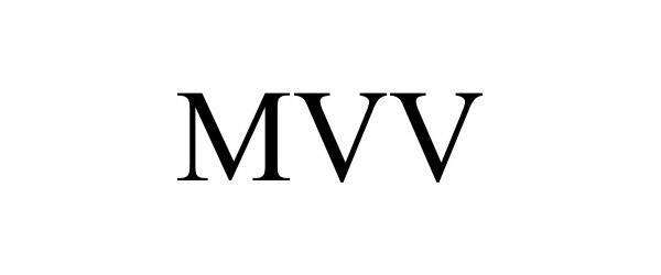 Trademark Logo MVV