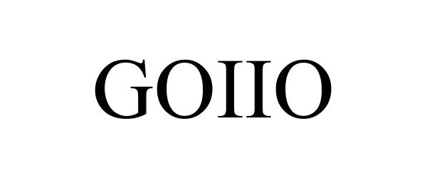 Trademark Logo GOIIO