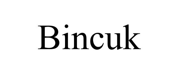 Trademark Logo BINCUK