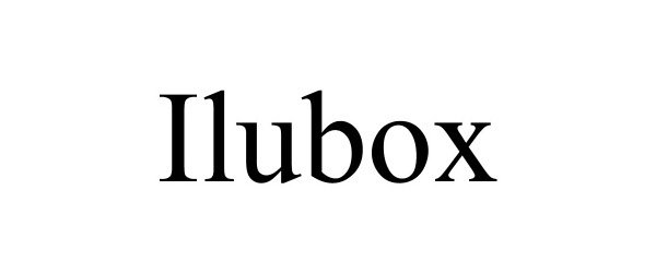 Trademark Logo ILUBOX