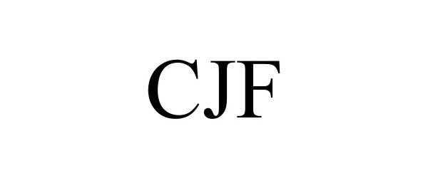 Trademark Logo CJF