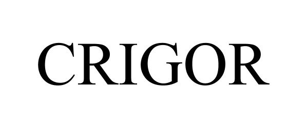 Trademark Logo CRIGOR