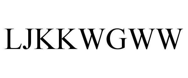 Trademark Logo LJKKWGWW
