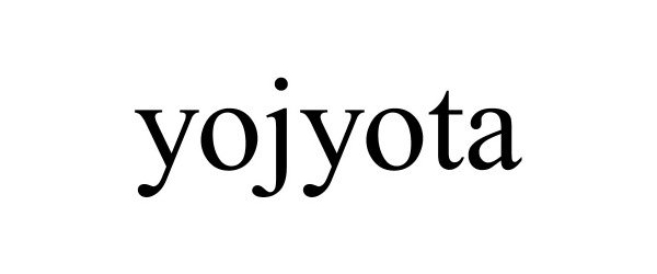 Trademark Logo YOJYOTA