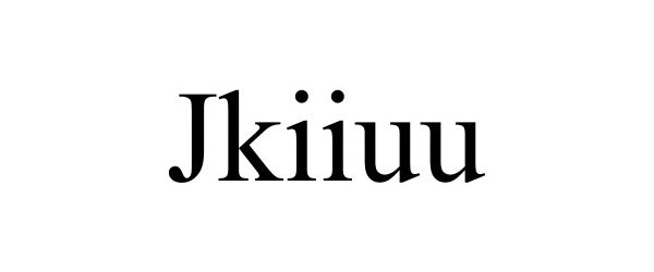 Trademark Logo JKIIUU