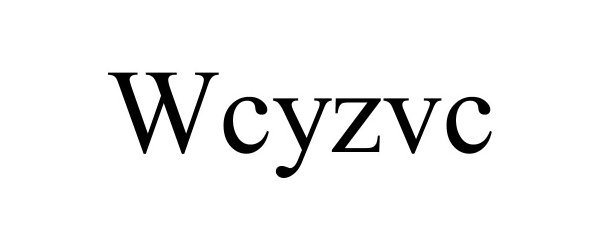 Trademark Logo WCYZVC