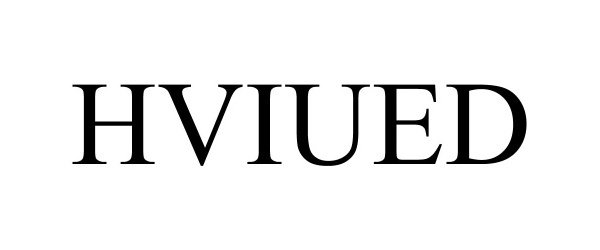 Trademark Logo HVIUED