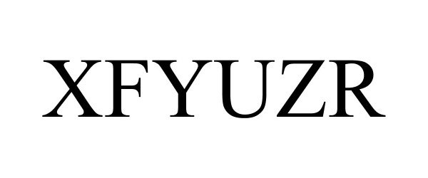 Trademark Logo XFYUZR
