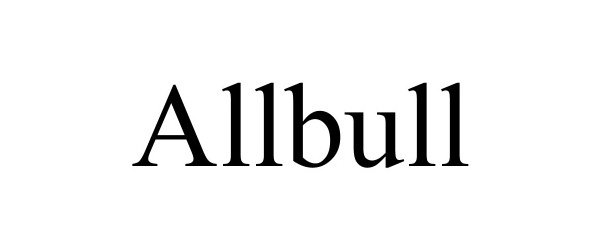 Trademark Logo ALLBULL