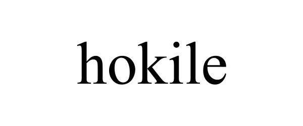 Trademark Logo HOKILE