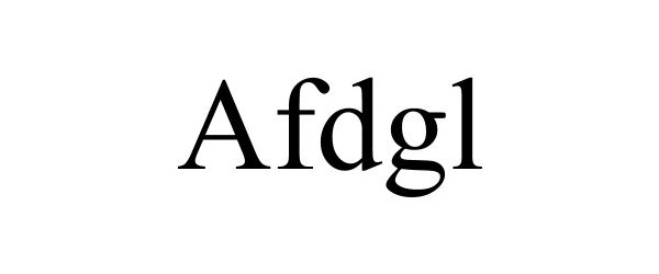 Trademark Logo AFDGL
