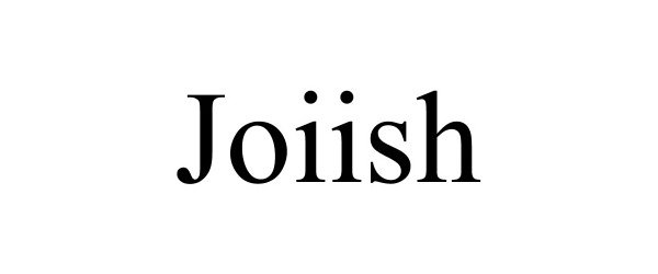 Trademark Logo JOIISH