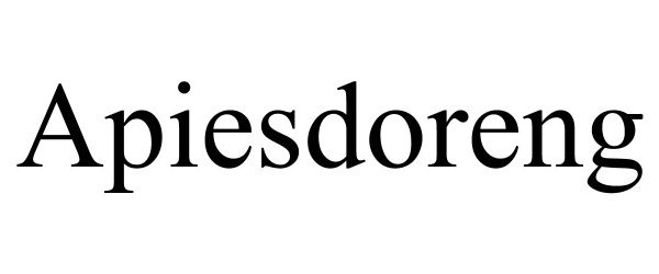 Trademark Logo APIESDORENG