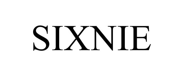 Trademark Logo SIXNIE