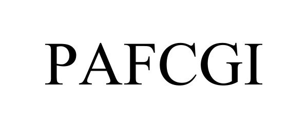 Trademark Logo PAFCGI