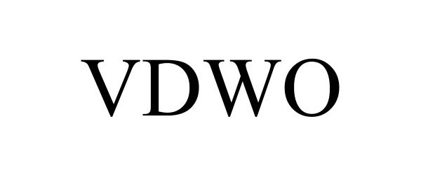 Trademark Logo VDWO