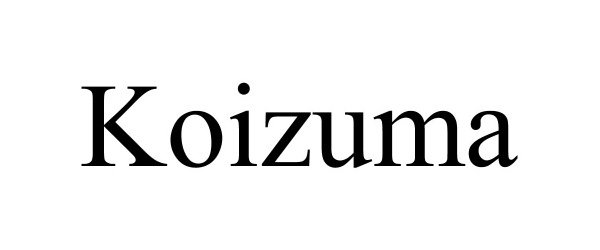 KOIZUMA