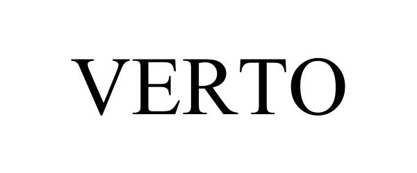 Trademark Logo VERTO