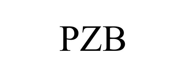 Trademark Logo PZB