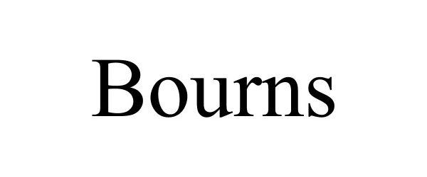 Trademark Logo BOURNS