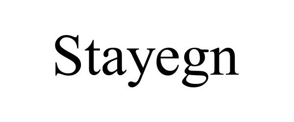 Trademark Logo STAYEGN