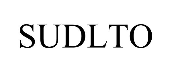 Trademark Logo SUDLTO