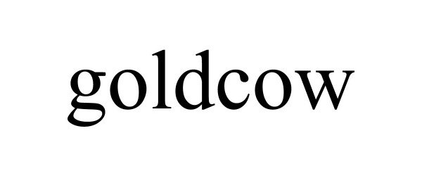 Trademark Logo GOLDCOW