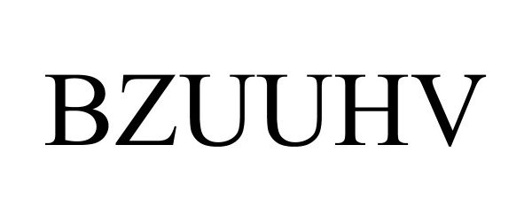 Trademark Logo BZUUHV