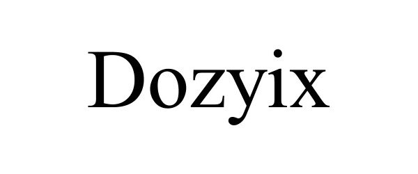 Trademark Logo DOZYIX