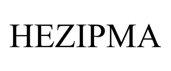 Trademark Logo HEZIPMA