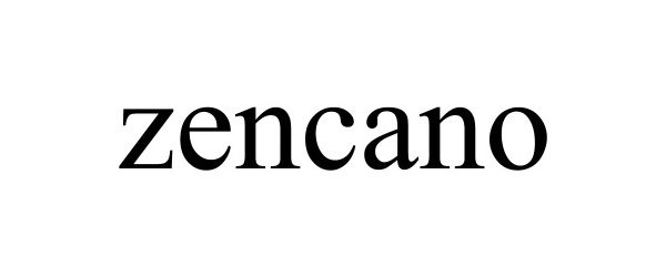 Trademark Logo ZENCANO