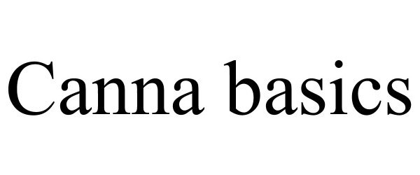 Trademark Logo CANNA BASICS