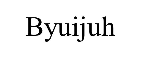 Trademark Logo BYUIJUH