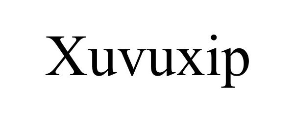 Trademark Logo XUVUXIP